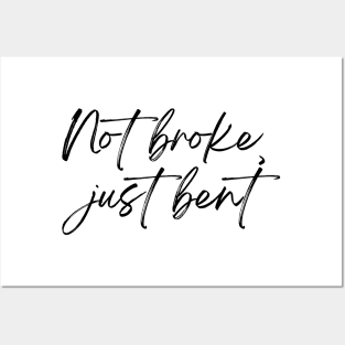 Not Broke Just Bent - Song Quotes Posters and Art